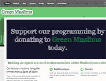 Tablet Screenshot of greenmuslims.org